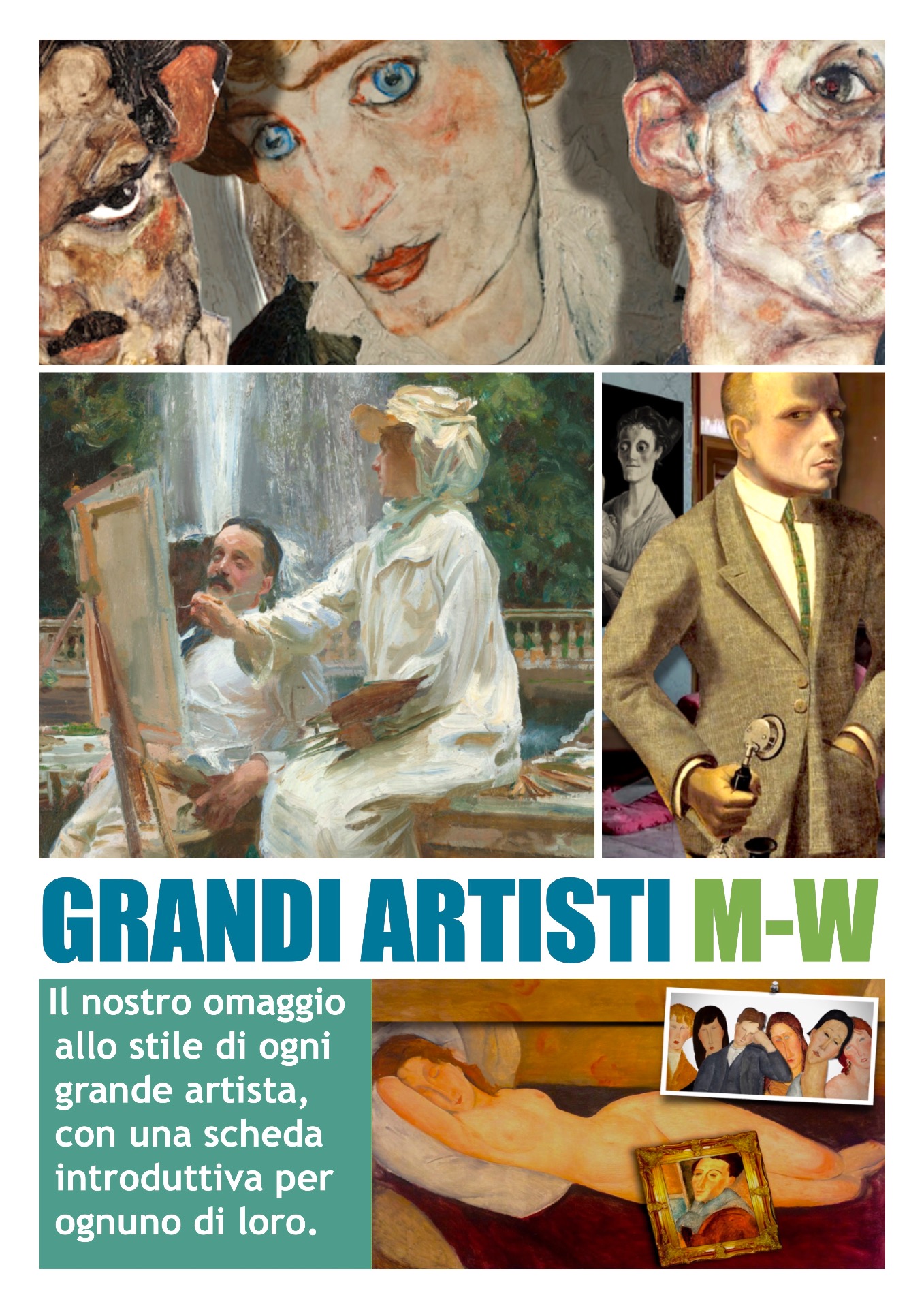 Terza parte del nostro omaggio allo stile di alcuni grandi artisti della Storia, con 29 collage digitali.