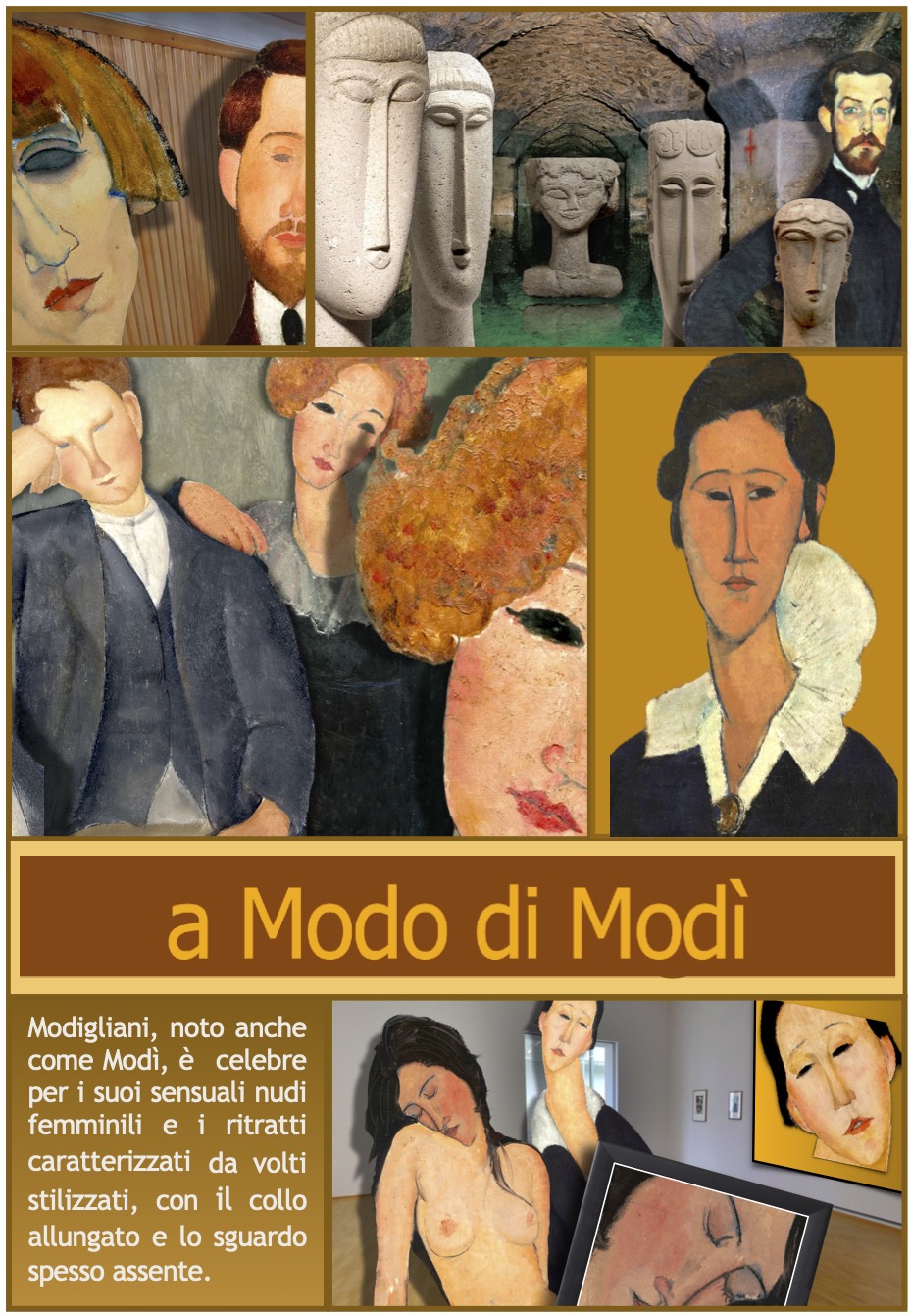 10 artworks con dettagli dei ritratti dipinti da Amedeo Modigliani. Il nostro tributo allo sfortunato artista.
