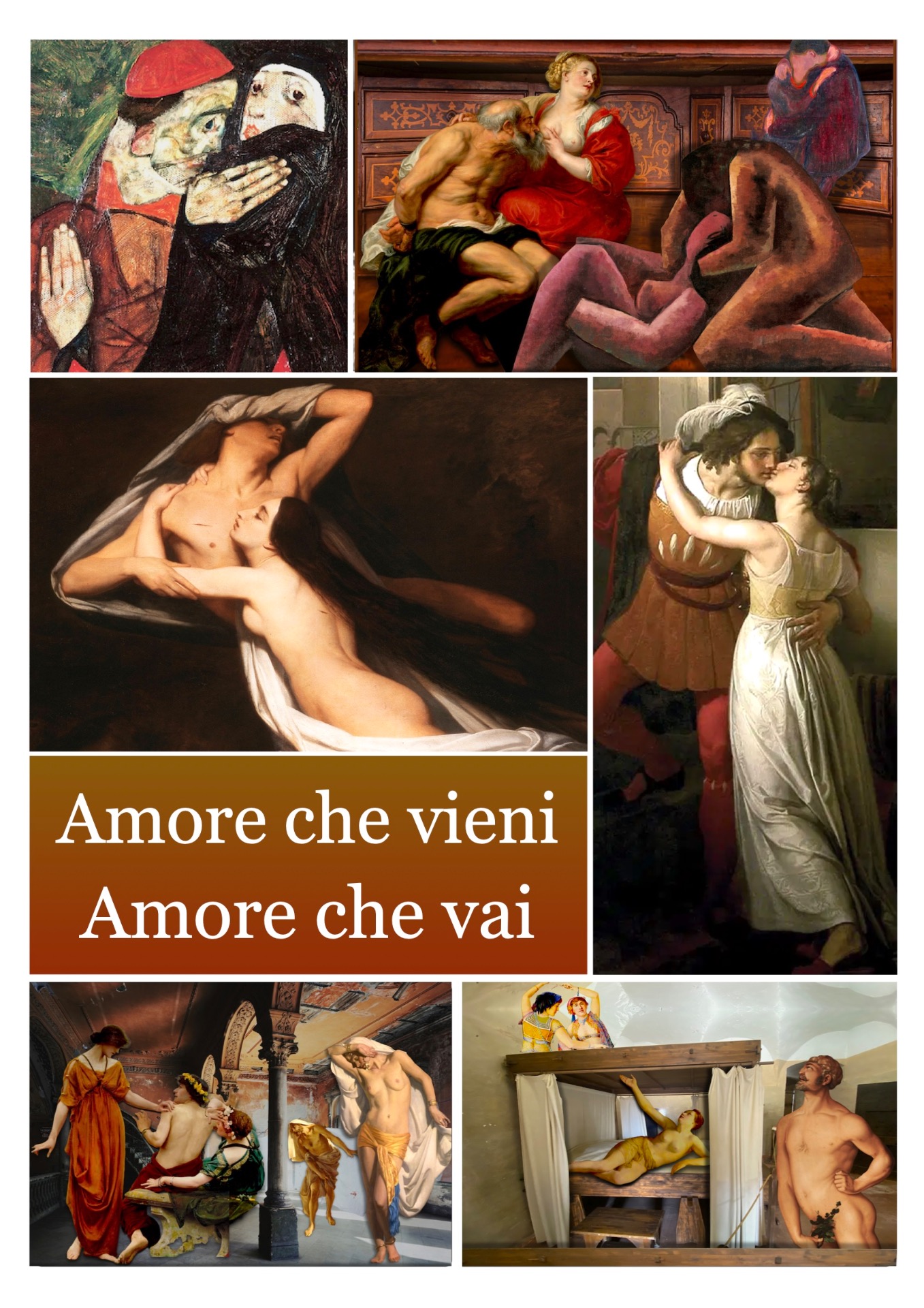 Il titolo di una delle canzoni più malinconiche di Fabrizio De André è stata l'ispirazione per realizzare 10 collage; in un  percorso nella sensualità rappresentata dagli artisti di ogni epoca.