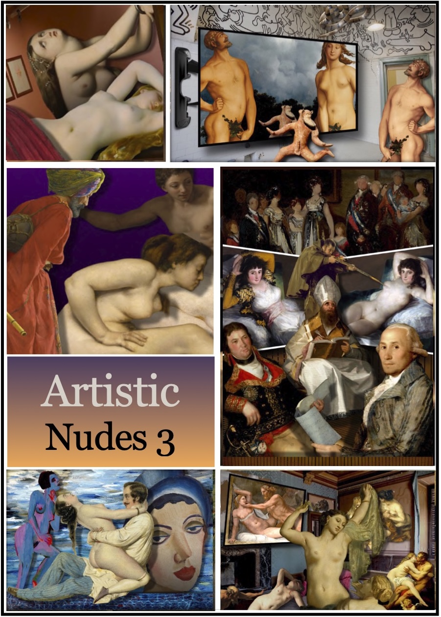 Ultimi 20 artworks della nostra antologia maliziosa sulle immagini erotiche dell'arte, riproposte in nuovi collage digitali.