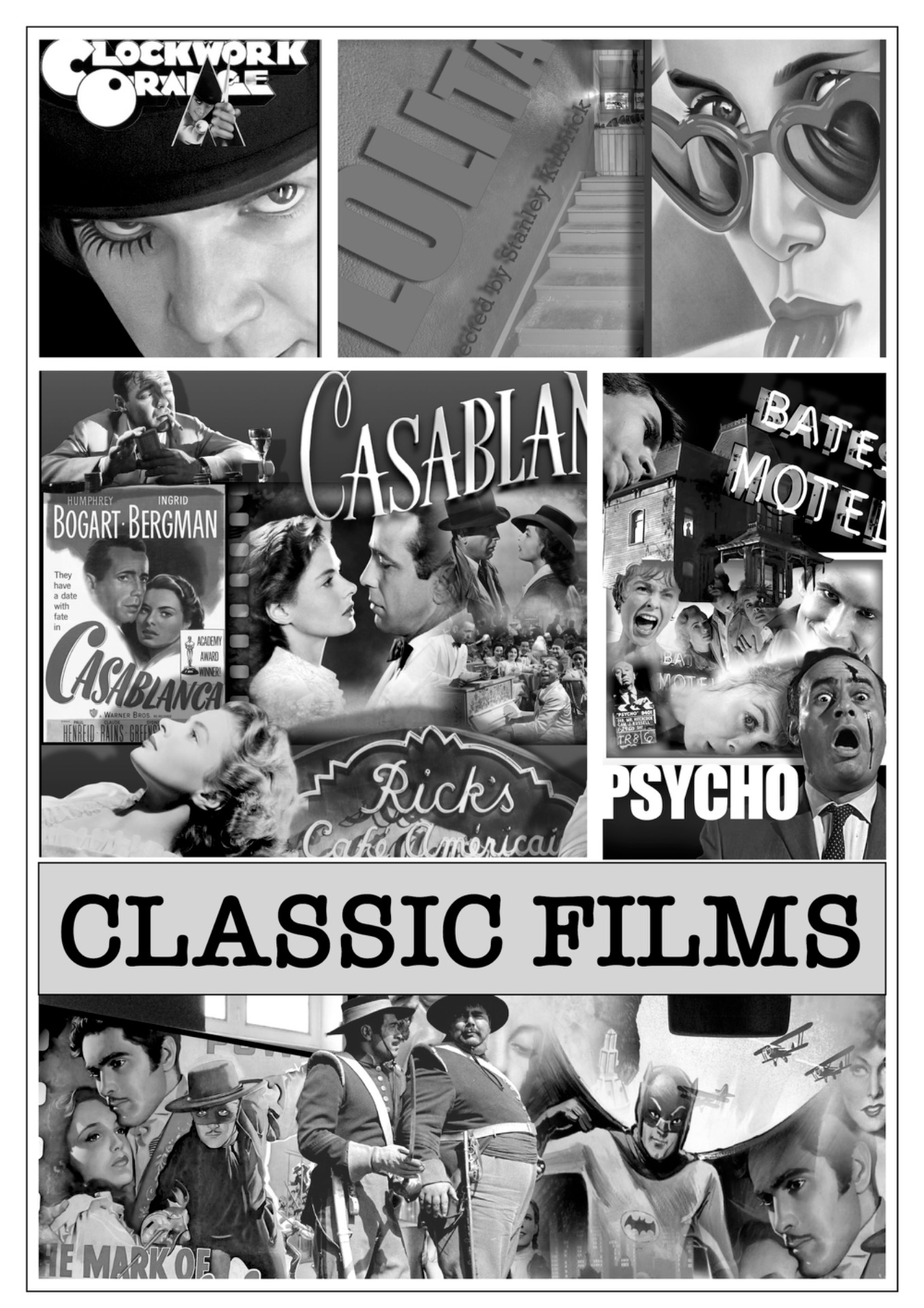 I film classici della storia del cinema rappresentano pietre miliari che hanno ridefinito il linguaggio visivo, la narrazione e l'impatto culturale del mezzo cinematografico. Di seguito 36 poster di film indimenticabili.