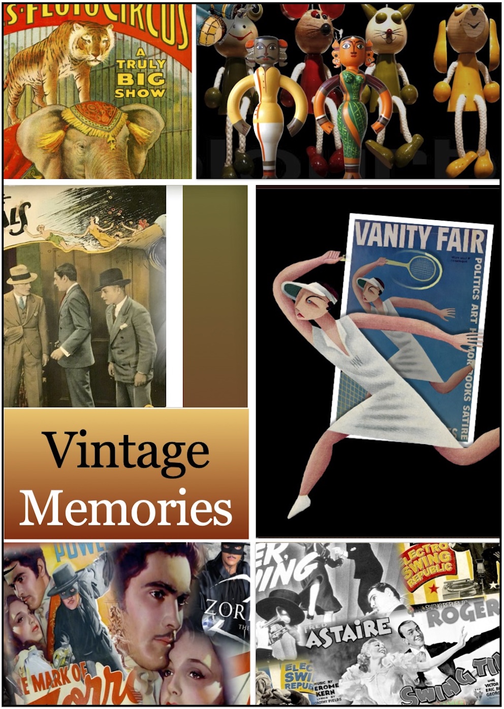 15 poster che giocano con la nostalgia e l'estetica di un recente passato; frammenti di memoria in un revival artistico.